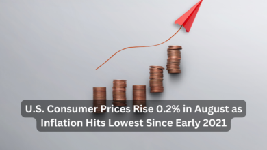 U.S. Consumer Prices Rise 0.2% in August as Inflation Hits Lowest Since Early 2021