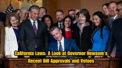 California Laws: A Look at Governor Newsom's Recent Bill Approvals and Vetoes