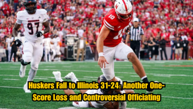 Huskers Fall to Illinois 31-24: Another One-Score Loss and Controversial Officiating